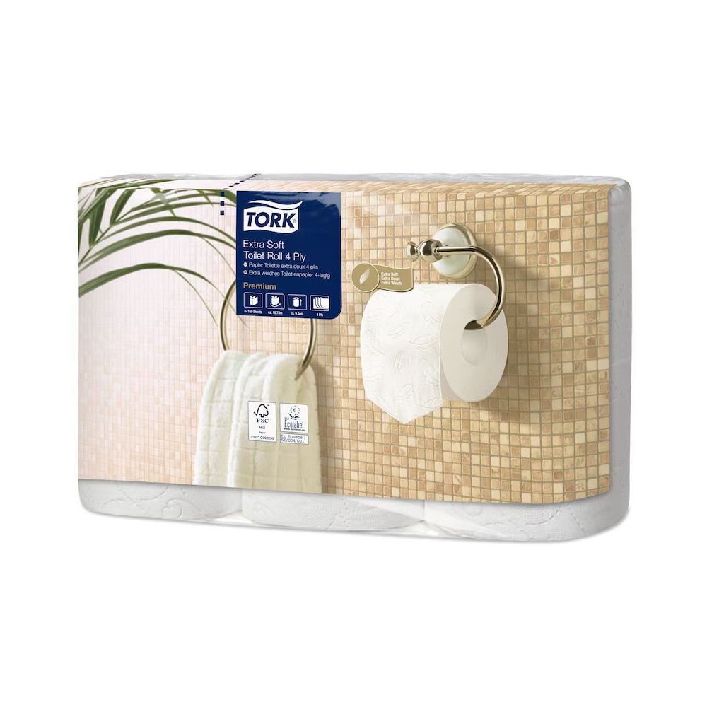 Tork extra zacht toiletpapier Premium 4-laags