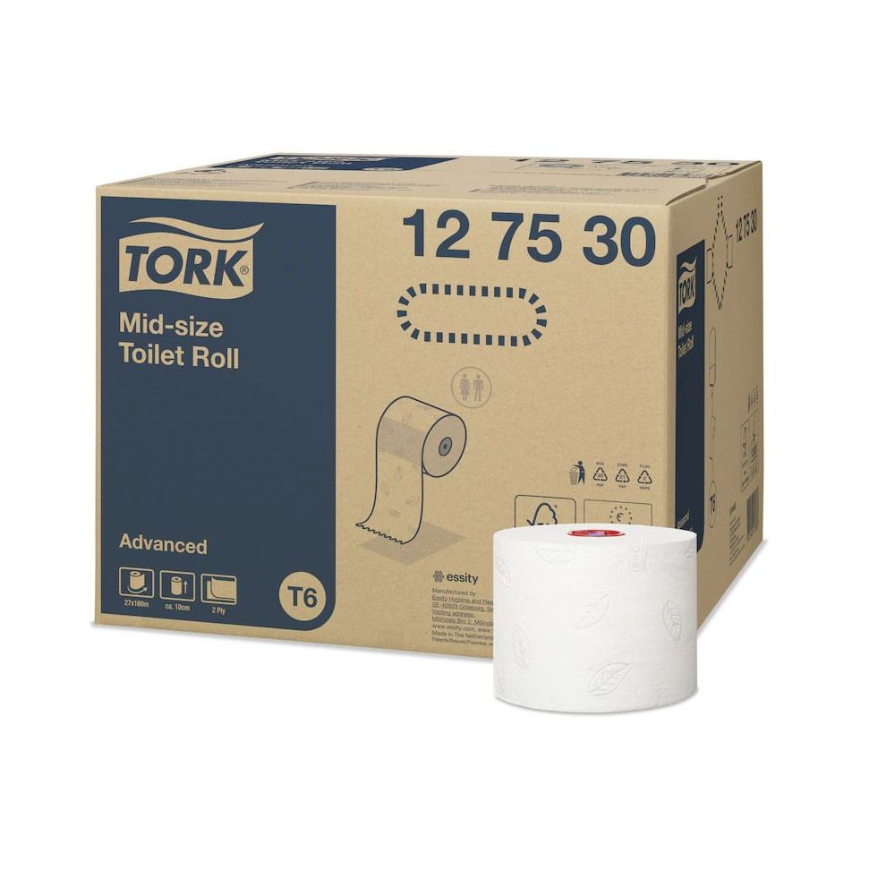 Tork mid-size toiletpapier Advanced 2-laags - 27 rollen
