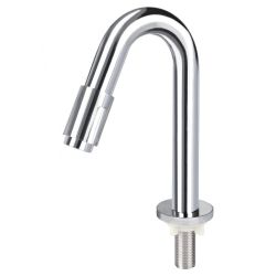 Differnz koudwaterkraan gebogen 19 cm - chroom