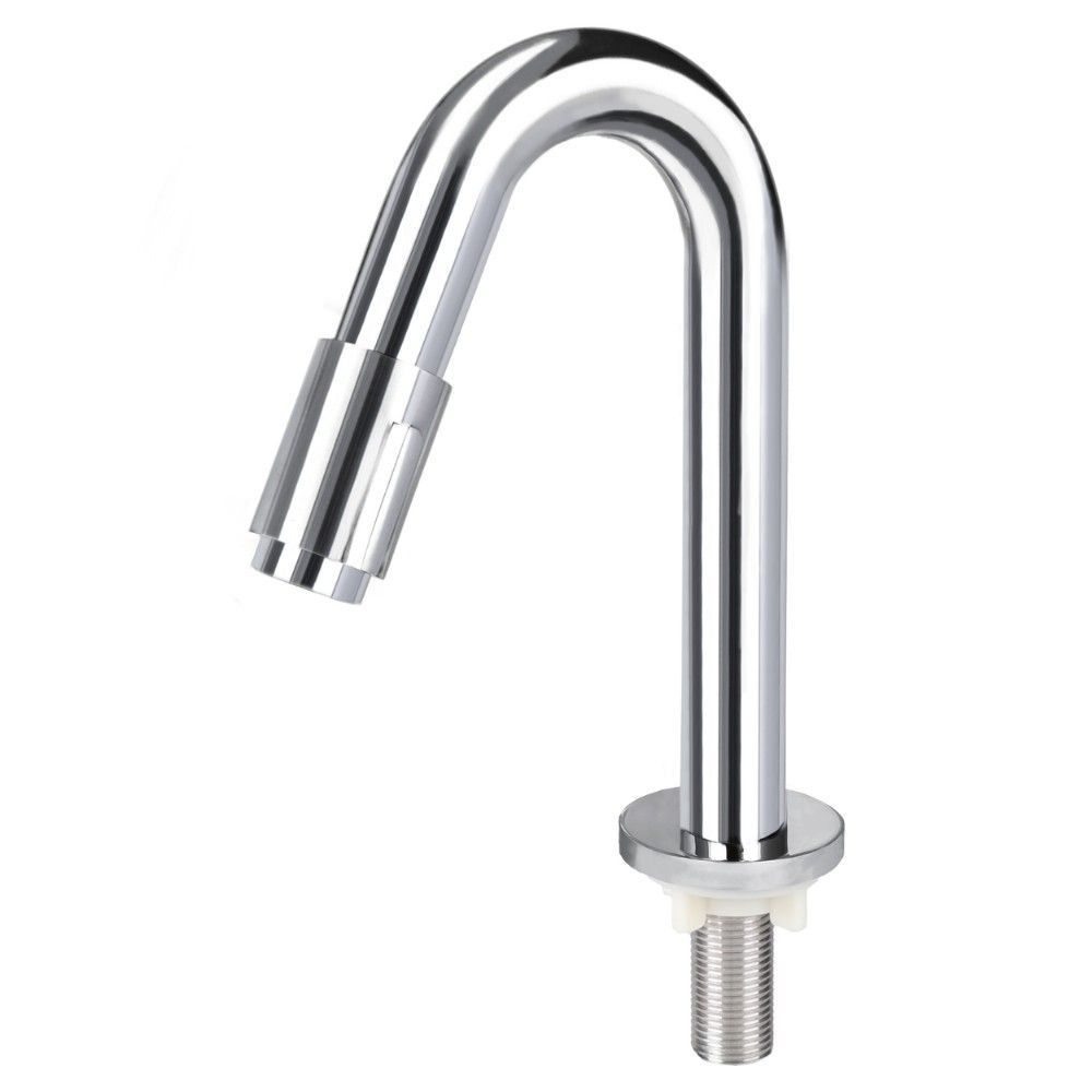 Differnz koudwaterkraan gebogen 19 cm - chroom