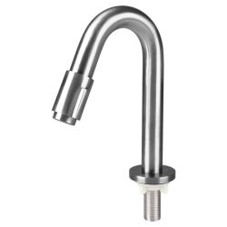 Differnz koudwaterkraan gebogen 19 cm - mat chroom