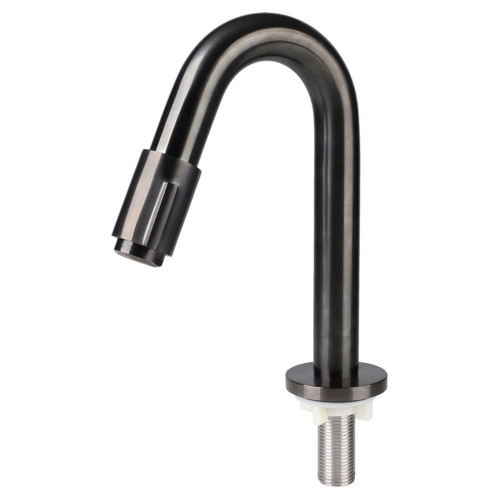 Differnz koudwaterkraan gebogen 19 cm - gun metal