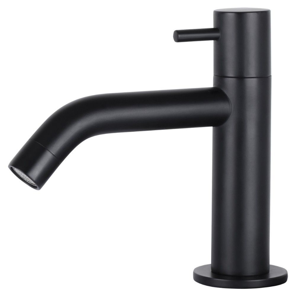 Differnz koudwaterkraan gebogen - mat zwart