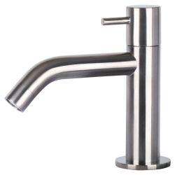 Differnz koudwaterkraan gebogen - mat chroom