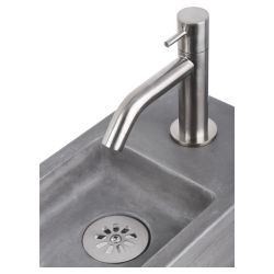 Differnz koudwaterkraan gebogen - mat chroom