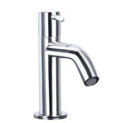 Differnz koudwaterkraan gebogen - chroom