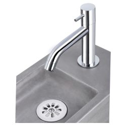 Differnz koudwaterkraan gebogen - chroom
