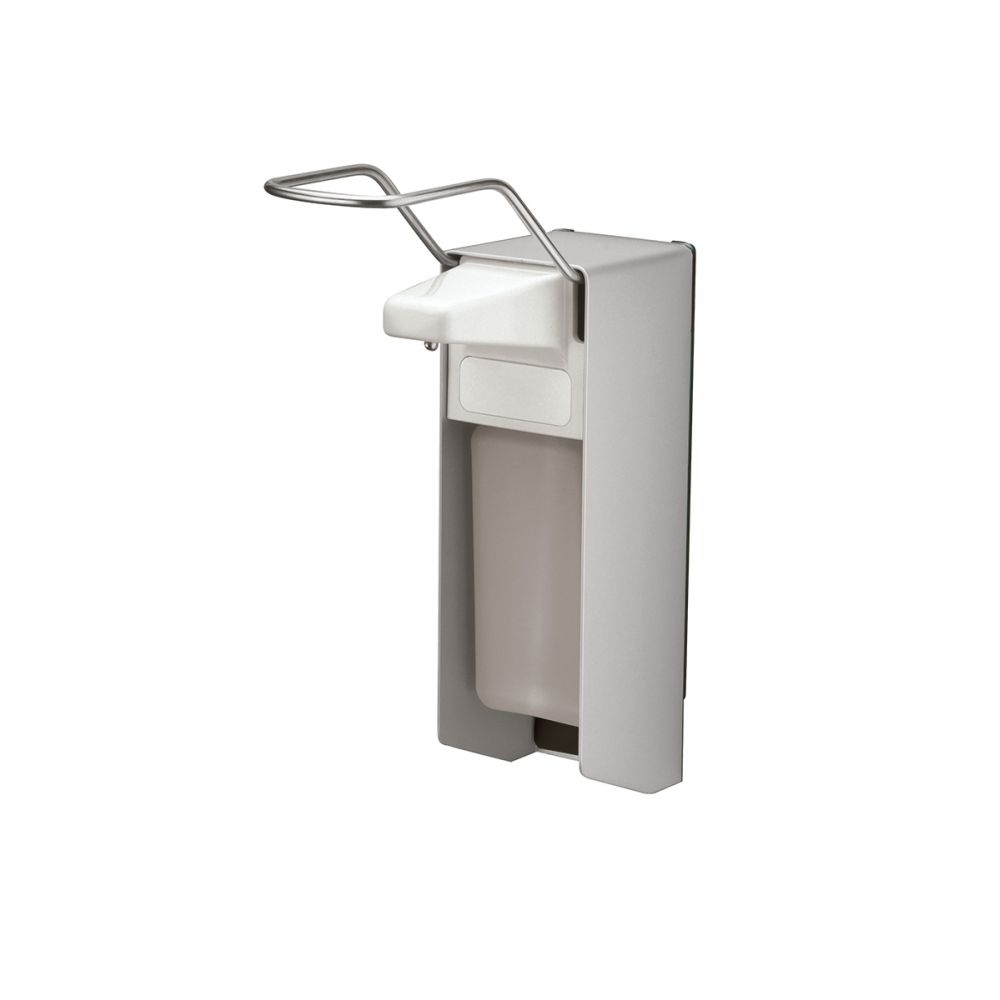 MediQo-line zeepdispenser aluminium 500ml lange bedieningsbeugel MQL05A