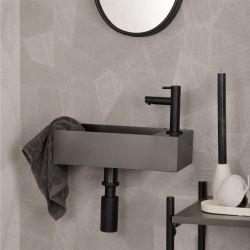 Differnz koudwaterkraan recht - mat zwart