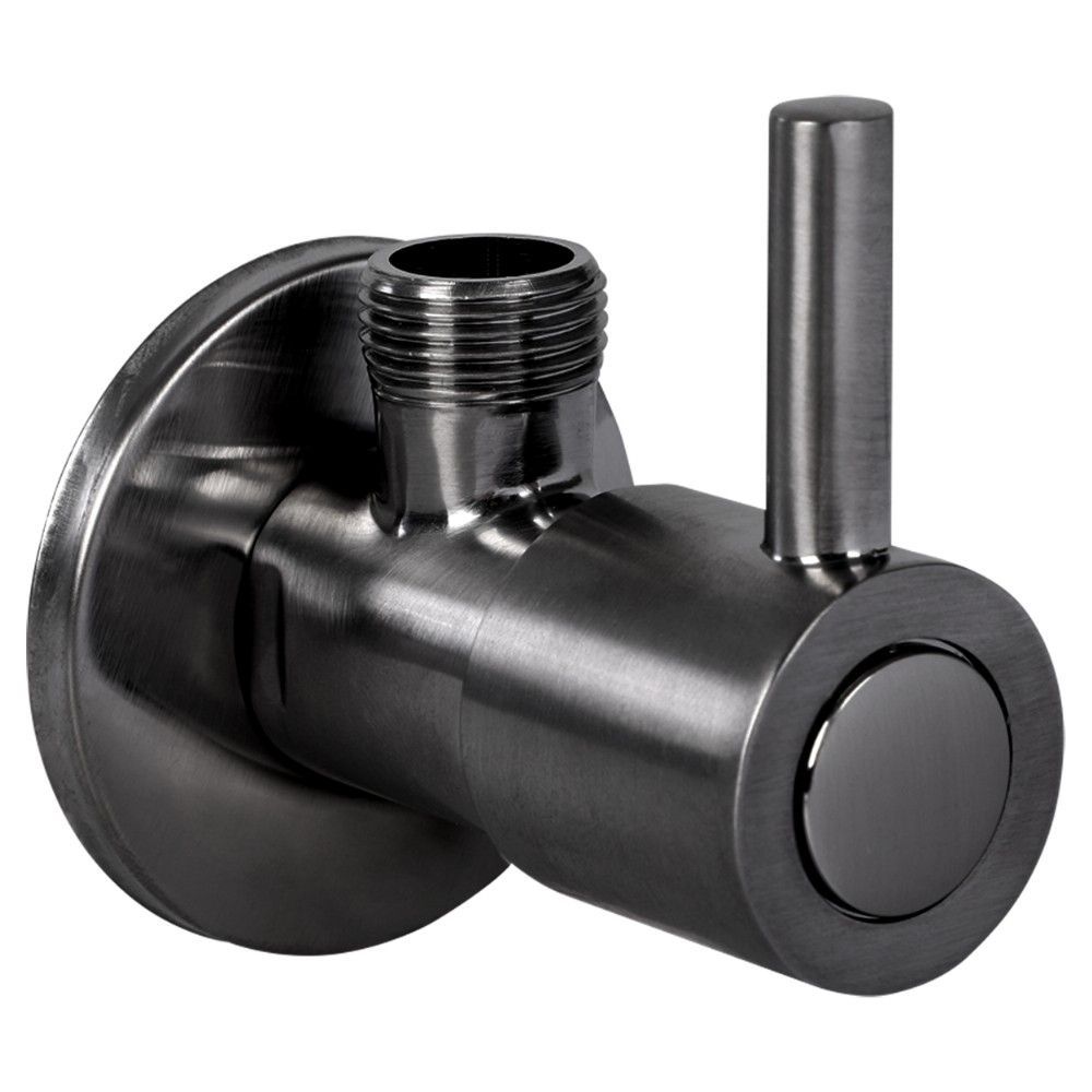 Differnz hoekstopkraan 1/2 x 3/8 - gun metal