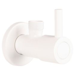 Differnz hoekstopkraan 1/2 x 3/8 - mat wit