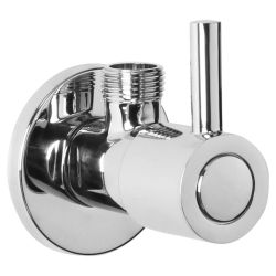 Differnz hoekstopkraan 1/2 x 3/8 - chroom