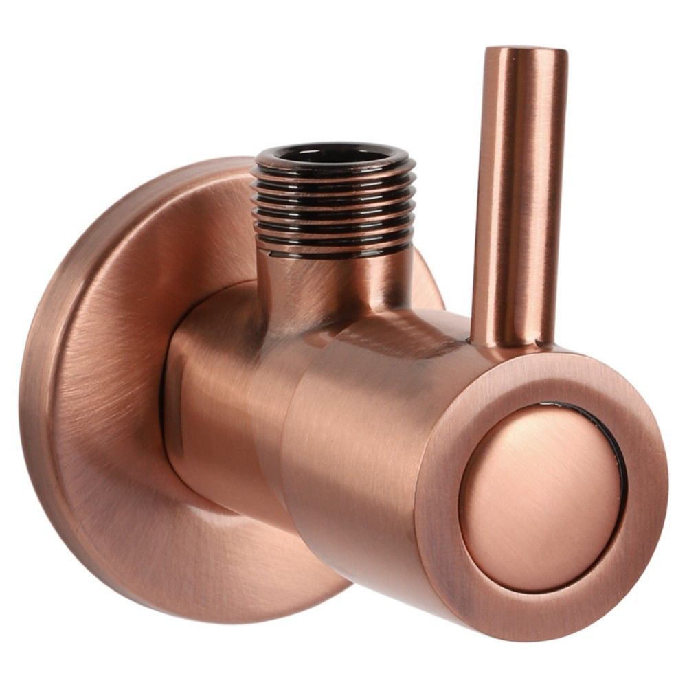 Differnz hoekstopkraan 1/2 x 3/8 - rood koper