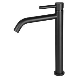 Differnz hoge koud/warmwater kraan gebogen - mat zwart