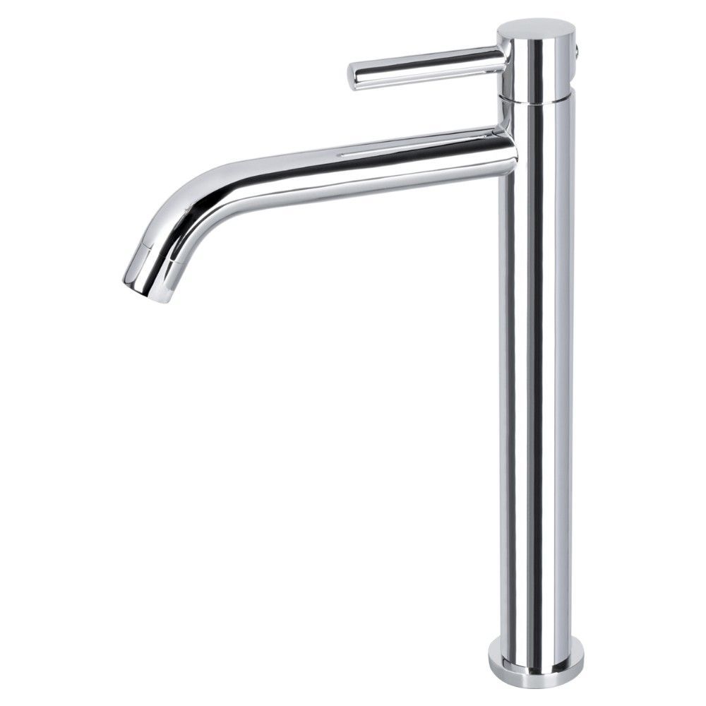 Differnz hoge koud/warmwater kraan gebogen - chroom