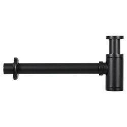 Differnz sifon met muurbuis - mat zwart