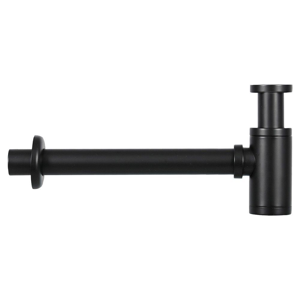 Differnz sifon met muurbuis - mat zwart