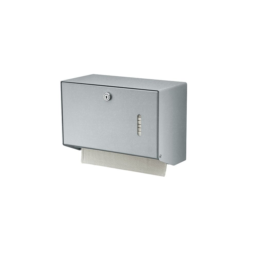 MediQo-line handdoekdispenser aluminium klein MQHSA