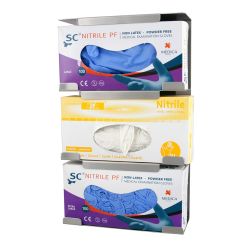 MediQo-line handschoendispenser trio aluminium MQTGDA