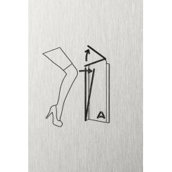 Wings hygiënebak met kniebediening 9l WIN LBK9 SAL - RVS