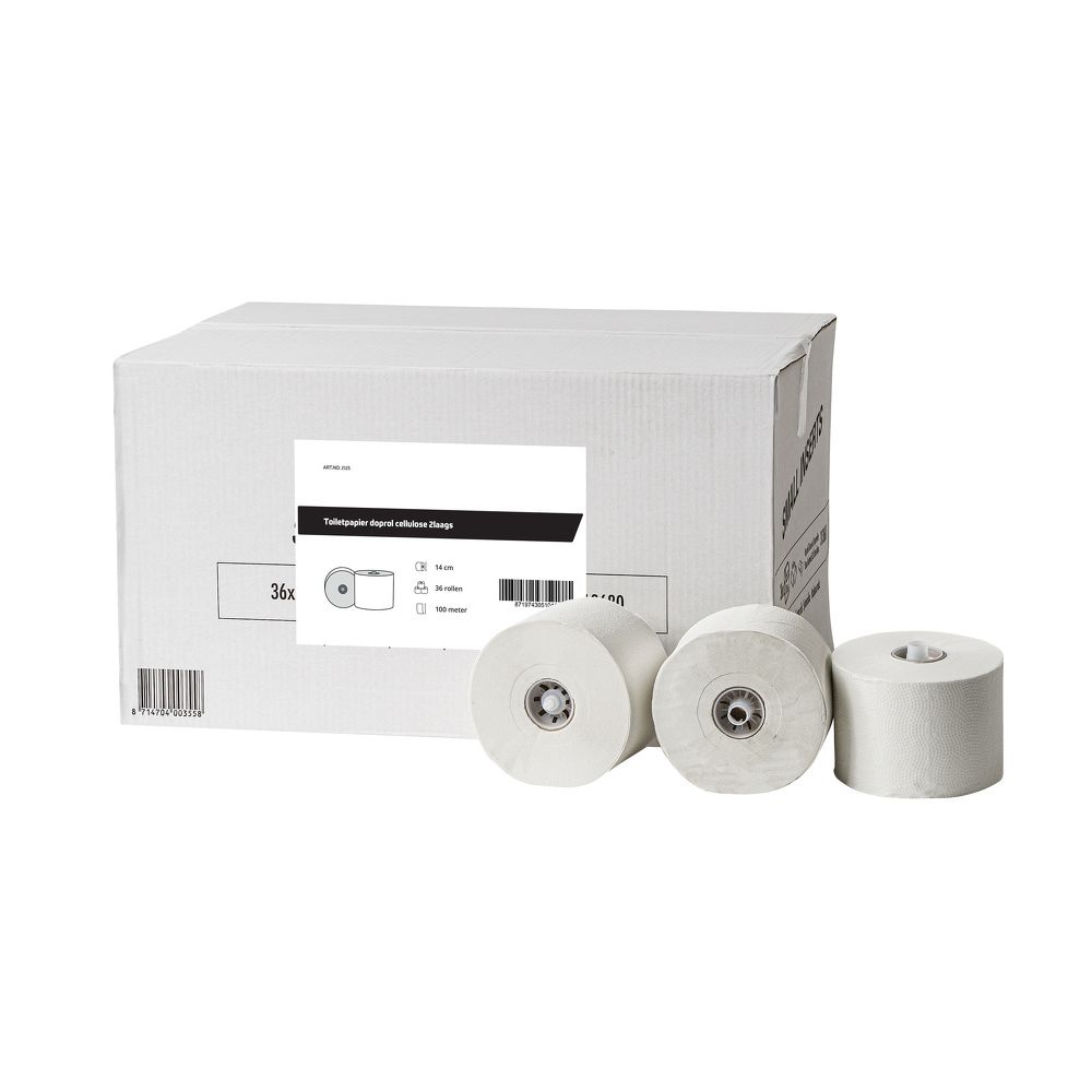 Toiletpapier doprol tissue wit 2 laags - 36 rollen