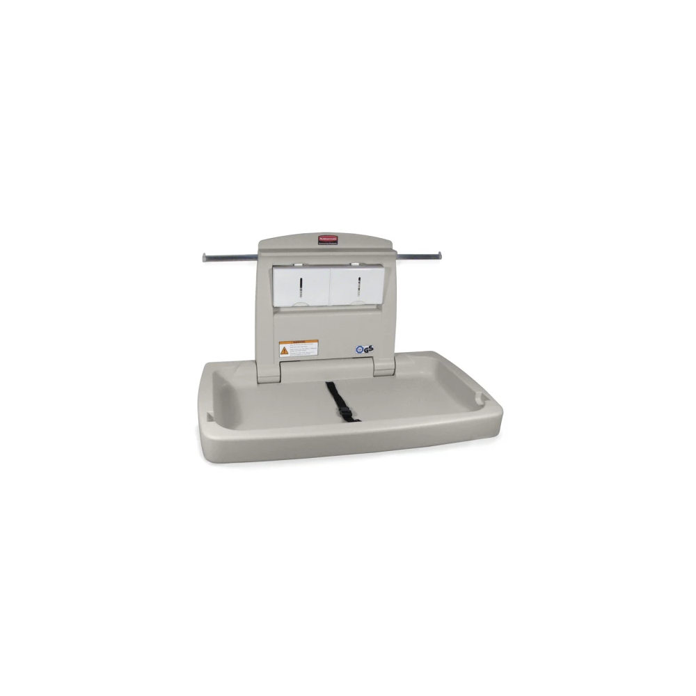 Rubbermaid babyverschoontafel horizontaal kunststof - grijs