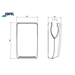Jofel Tifon Jet smart handdroger hands-in - zilvergrijs