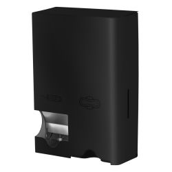 MediQo-Line dispenser klein voor maandverband en tampons - RVS/zwart