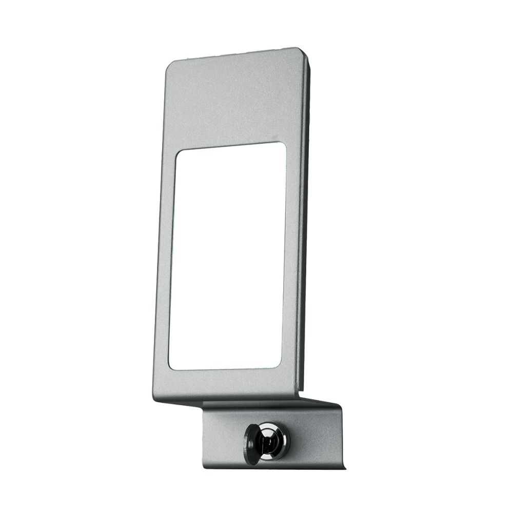 MediQo-line afsluitplaat aluminium 500ml+venster MQLP05A