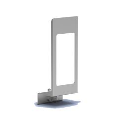 MediQo-line afsluitplaat aluminium 1000ml+venster MQLP10A