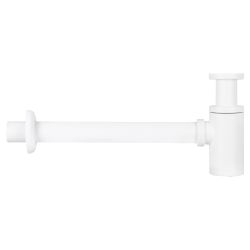 Differnz sifon met muurbuis - mat wit