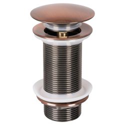 Differnz pop up large afvoerplug design voor fontein - rood koper