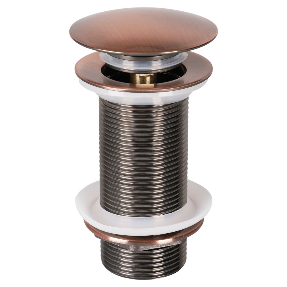 Differnz pop up large afvoerplug design voor fontein - rood koper