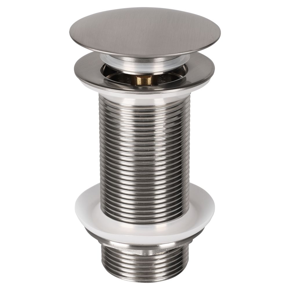 Differnz pop up large afvoerplug design voor fontein - mat chroom