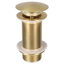 Differnz pop up large afvoerplug design voor fontein - mat goud