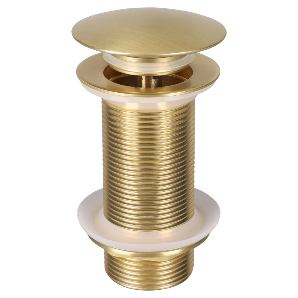 Differnz pop up large afvoerplug design voor fontein - mat goud