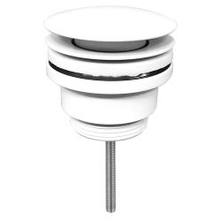 Differnz pop up afvoerplug design voor fontein - mat wit