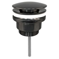 Differnz pop up afvoerplug design voor fontein - gun metal