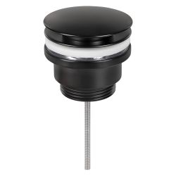 Differnz pop up afvoerplug design voor fontein - mat zwart