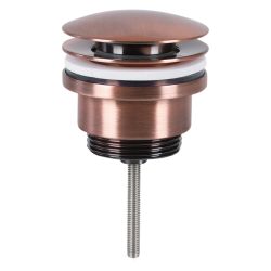 Differnz pop up afvoerplug design voor fontein - rood koper