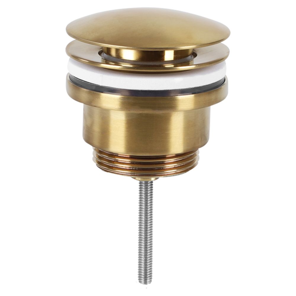 Differnz pop up afvoerplug design voor fontein - mat goud