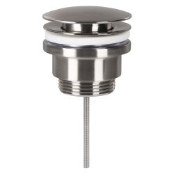 Differnz pop up afvoerplug design voor fontein - mat chroom