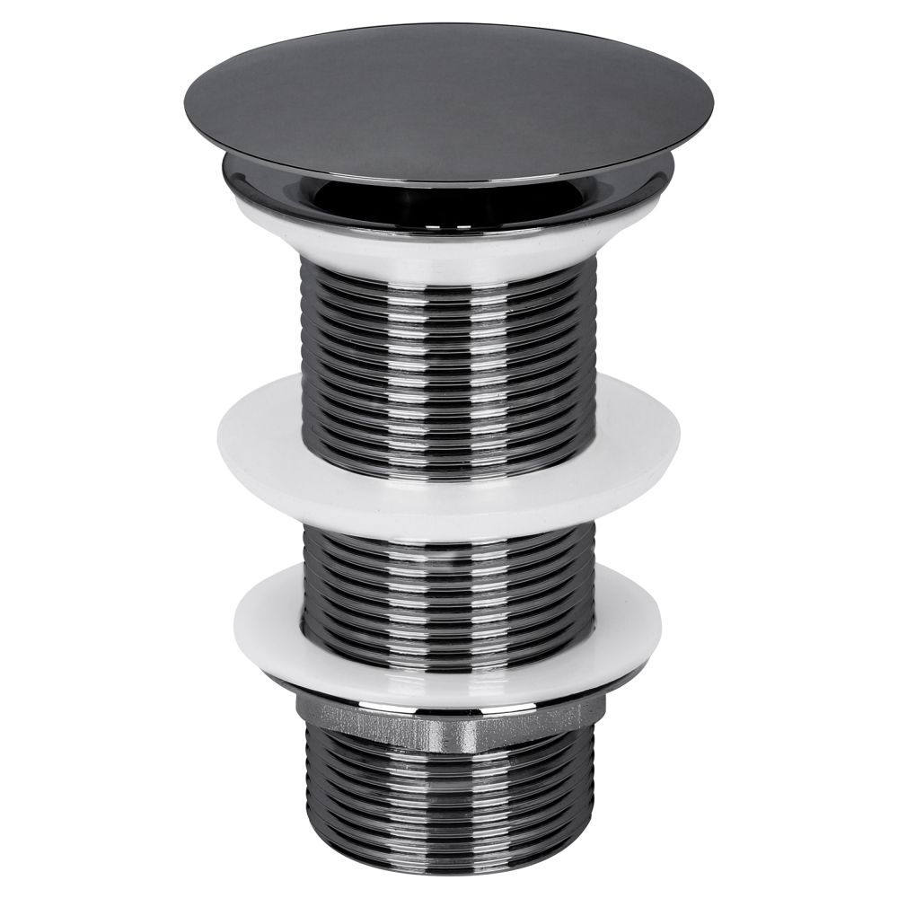 Differnz always open L afvoerplug voor fontein - gun metal