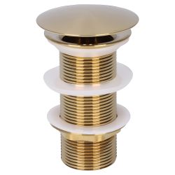 Differnz always open L afvoerplug voor fontein - mat goud