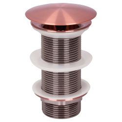 Differnz always open L afvoerplug voor fontein - rood koper