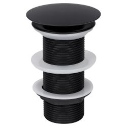 Differnz always open L afvoerplug voor fontein - mat zwart