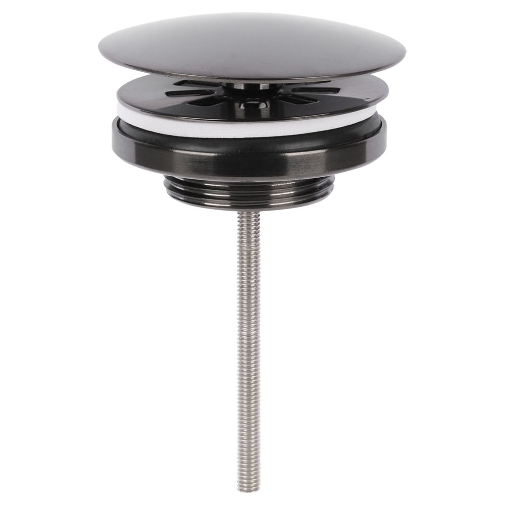 Differnz always open afvoerplug voor fontein - gun metal