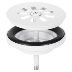 Differnz afvoerplug voor fontein - mat wit