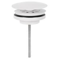 Differnz always open afvoerplug voor fontein - mat wit