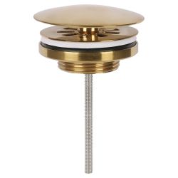 Differnz always open afvoerplug voor fontein - mat goud